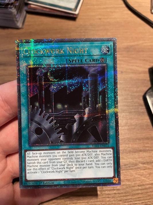 RA03-EN071 Clockwork Night Quarter Century Secret Rare 1st Ed YuGiOh