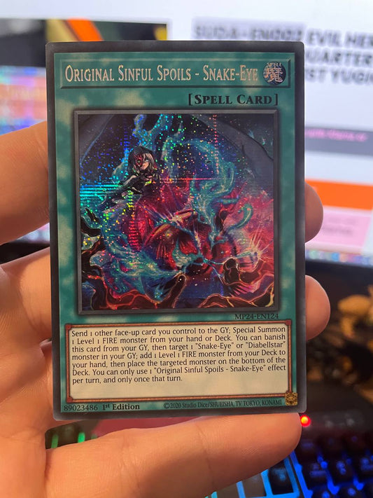 MP24-EN124 Original Sinful Spoils - Snake-Eye Secret Rare NM