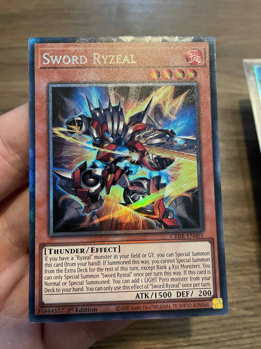 CRBR-EN001 Sword Ryzeal Collectors Rare NM 1st Edition