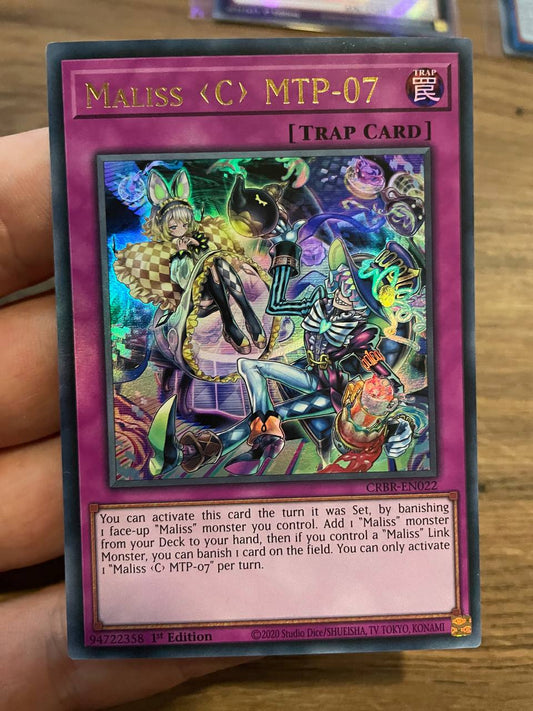 CRBR-EN022 Maliss C MTP-07 Ultra Rare 1st Edition YuGiOh