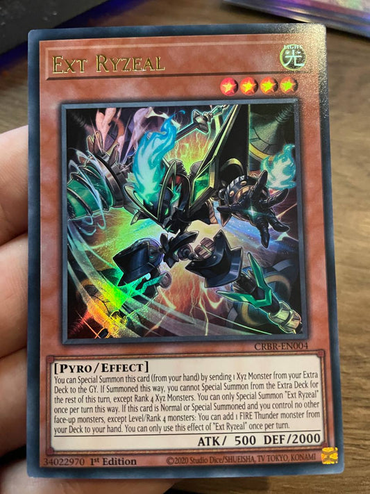 CRBR-EN004 Ext Ryzeal Ultra Rare 1st Edition YuGiOh