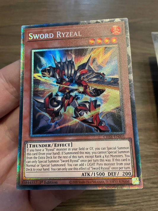 CRBR-EN001 Sword Ryzeal Collectors Rare NM 1st Edition