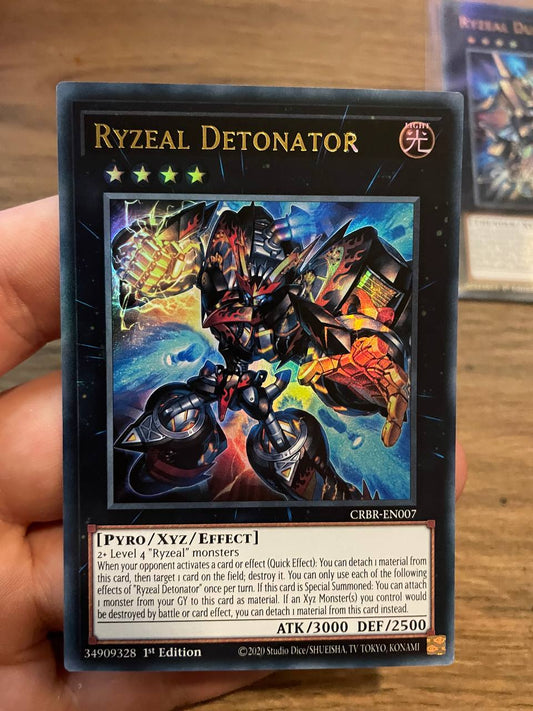 CRBR-EN007 Ryzeal Detonator Ultra Rare 1st Edition YuGiOh